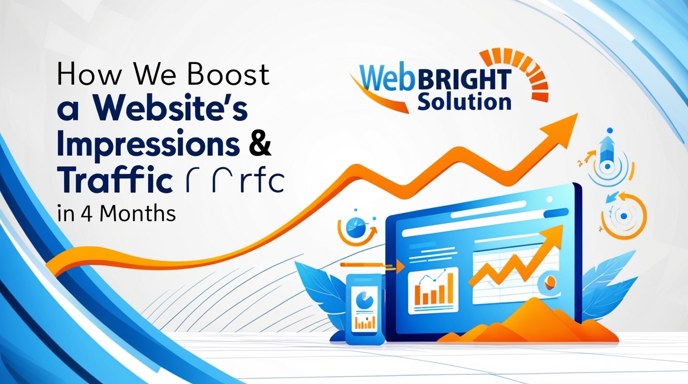 Read more about the article How we Boost a Website’s Impressions & Traffic in 4 months.